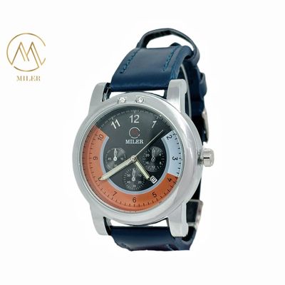 Black Gold and Silver Bezel Quartz Wrist Watch Waterprood for Men and Women