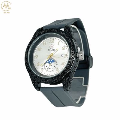 Miler Silicone Wrist Watch with Customized Color and Logo