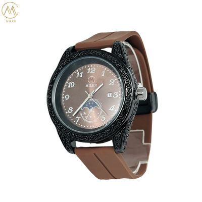 Miler Silicone Wrist Watch with Customized Color and Logo