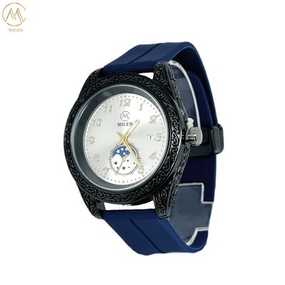 Miler Silicone Wrist Watch with Customized Color and Logo