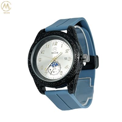 Miler Silicone Wrist Watch with Customized Color and Logo