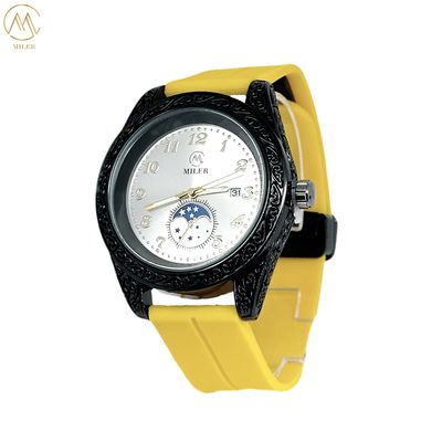 Miler Silicone Wrist Watch with Customized Color and Logo