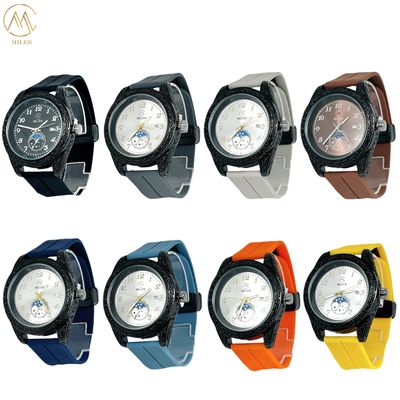 Miler Silicone Wrist Watch with Customized Color and Logo