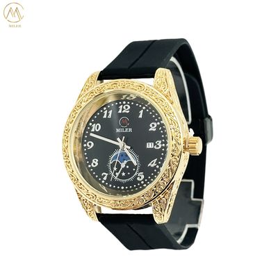 Factory Wholesale Fashion Minimalist Quality Quartz Wrist Watch with Silicone Band