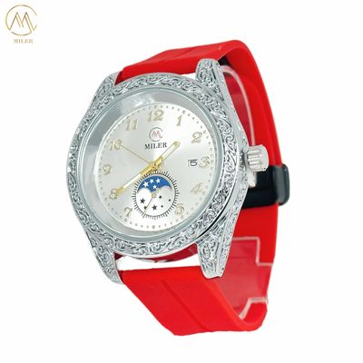 Factory Direct Sale Fashion Sports Silicone Strap Wristwatches