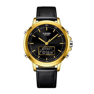 Black Dial Color Men Watch Made of Alloy for Performance