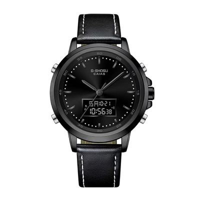 Black Dial Color Men Watch Made of Alloy for Performance