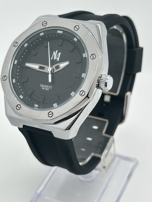 Casual Silicon Strap Watch 30m Water Resistance With 40mm Case