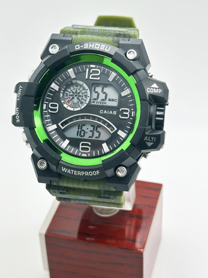 Men′ S Gift Watches Digital Light Waterproof Sports Silicone Strap Watches