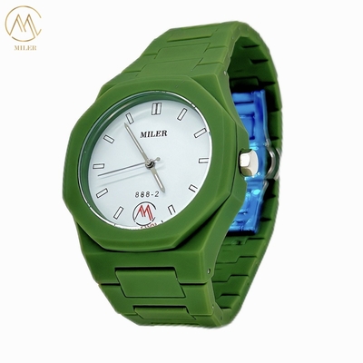 White Dial Modern Minimalist Sports Watches With Luminous Pointer For Men And Women