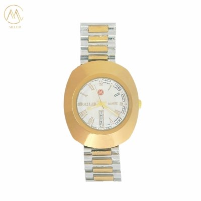Multiple Colors Option Selle Gold Bezel Quartz Watch For Men