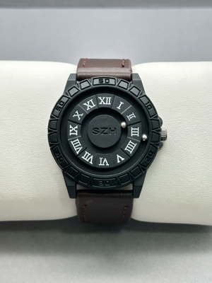 Classic Mens Wrist Watches And Silicon Band Material For Performance