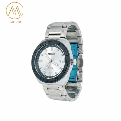Male / Female Waterproof Wrist Watch with Quartz Movement Water Resistance