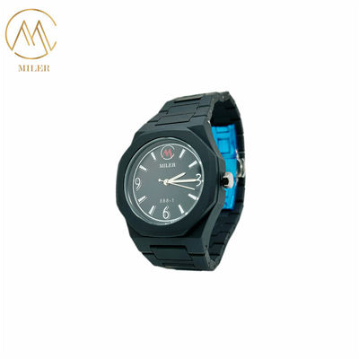 Waterproof  30ATM 7 Colors Quartz Wrist Watch With Stainless Steel Strap